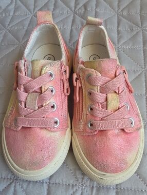Cat & Jack Pink and Cream Tie-Dye Kids Sneakers